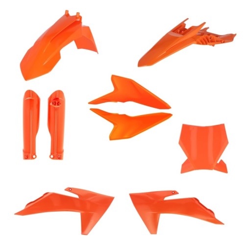 kit completo de plasticos acerbis 0026984 011 016 naranja para ktm sx 50 2024 2026