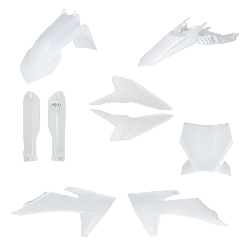 kit completo de plasticos acerbis 0026984 030 blanco para ktm sx 50 2024 2026