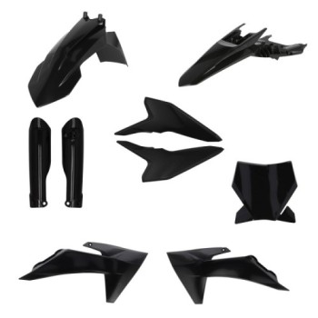 kit completo de plasticos acerbis 0026984 090 negro para ktm sx 50 2024 2026