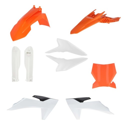 kit completo de plasticos acerbis 0026984 553 estandar 2024 para ktm sx 50 2024 2026