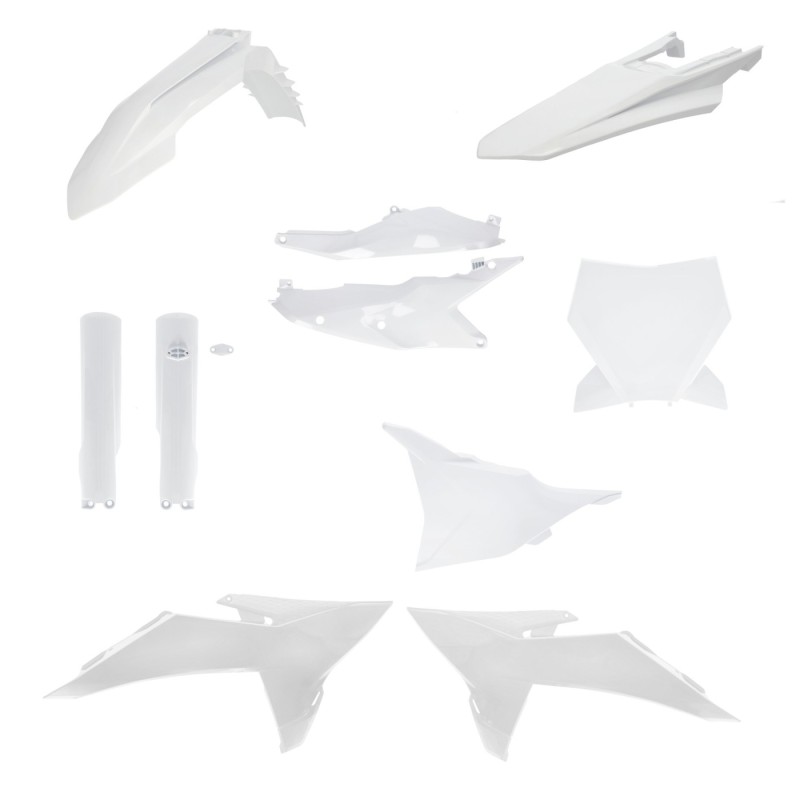 kit completo de plasticos acerbis 0026922 030 blanco para ktm sx sx f 125 450 2025 2026