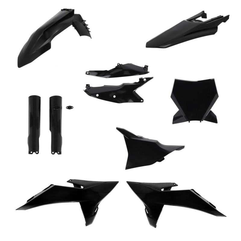 kit completo de plasticos acerbis 0026922 090 negro para ktm sx sx f 125 450 2025 2026