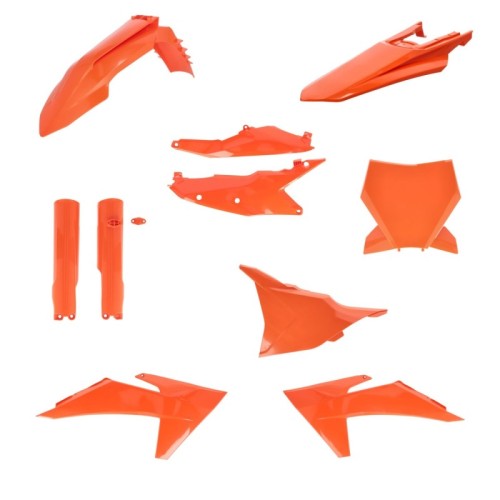 kit completo de plasticos acerbis 0026805 011 016 naranja para ktm sx sx f 125 450 2023