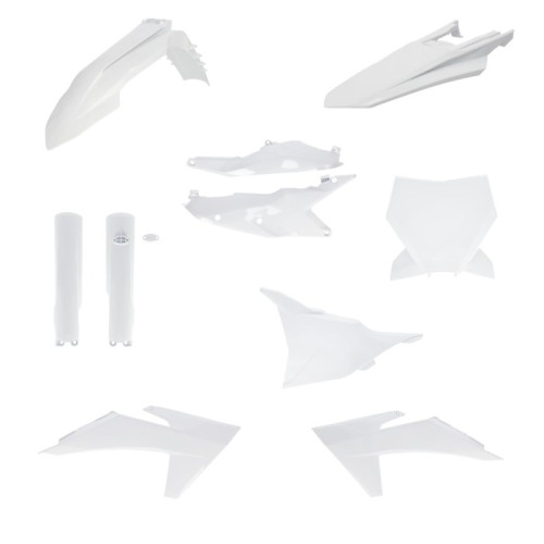 kit completo de plasticos acerbis 0026805 030 blanco para ktm sx sx f 125 450 2023 2024
