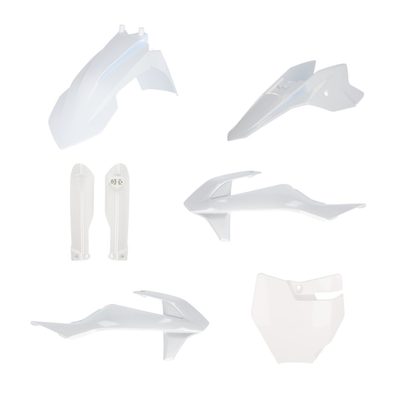 kit de plasticos completo acerbis 0025506 030 blanco para ktm sx 50 y gasgas mc 50