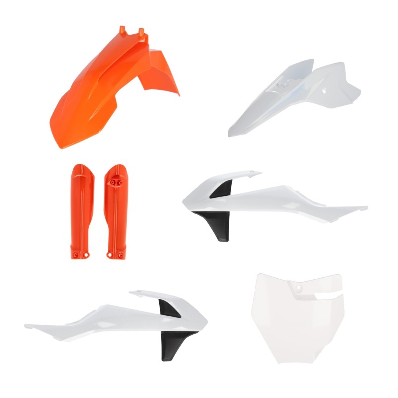kit de plasticos completo acerbis 0025506 553 017 standard 17 para ktm sx 50 y gasgas mc 5