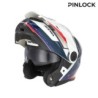 casco modular acerbis rider graphic 0026577 034 blanco azul rojo ece 22 06 p j