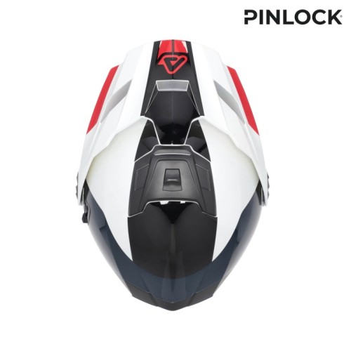 casco modular acerbis rider graphic 0026577 034 blanco azul rojo ece 22 06 p j