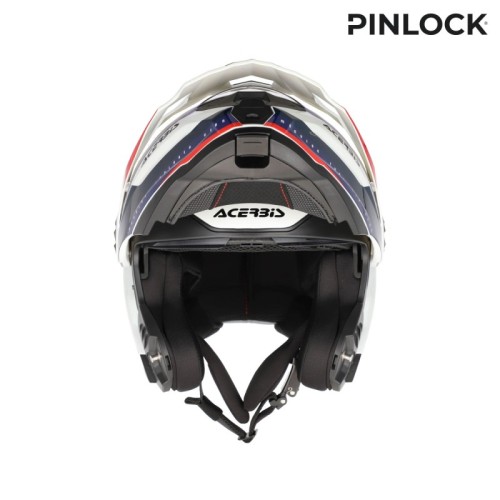 casco modular acerbis rider graphic 0026577 034 blanco azul rojo ece 22 06 p j