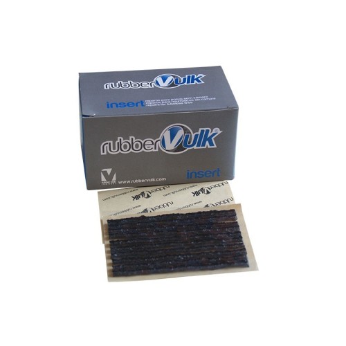 inserto reparador tubeless moto rubber vulk dc106s100mmrub 10 cm autovulcanizante