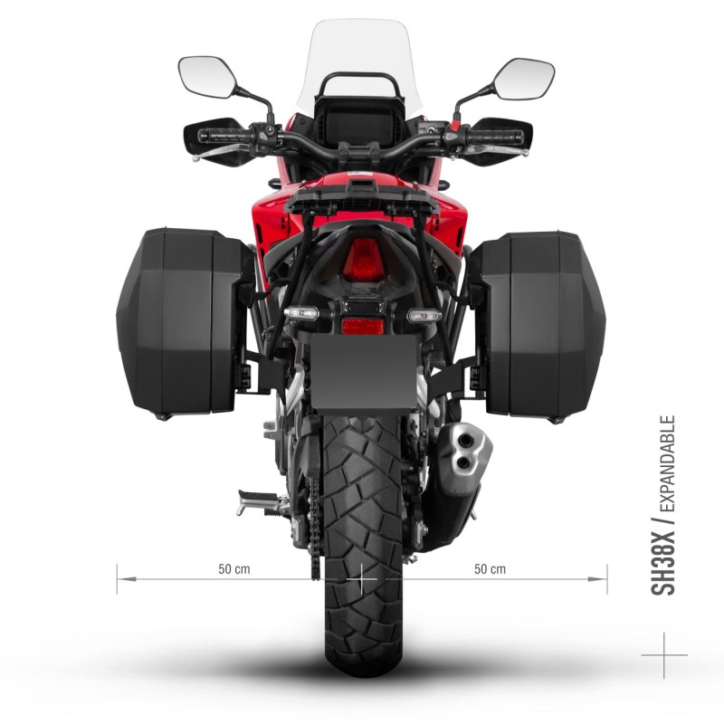 fijacion lateral maletas shad h0nx54if 3p system honda nx 500 cb500x