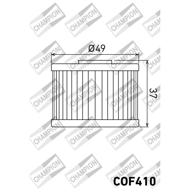 filtro de aceite moto champion cof410 compatible royal enfield himalayan 411 y scram 411