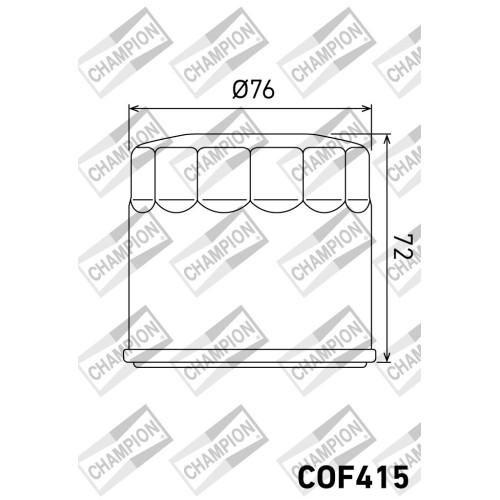 filtro de aceite moto champion cof415 compatible royal enfield 650 twin