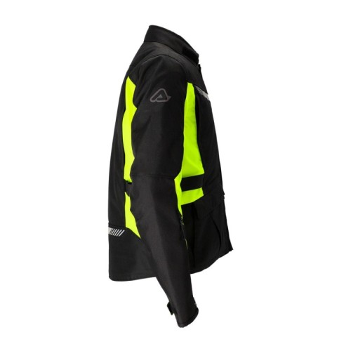 chaqueta x trail acerbis color negro y amarillo talla s ultima unidad