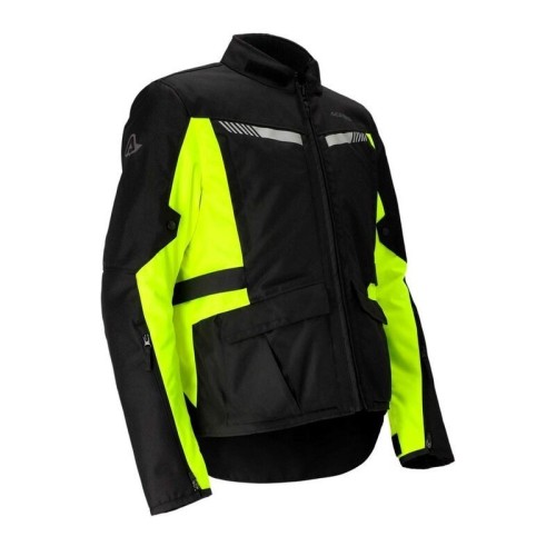 chaqueta x trail acerbis color negro y amarillo talla m ultima unidad