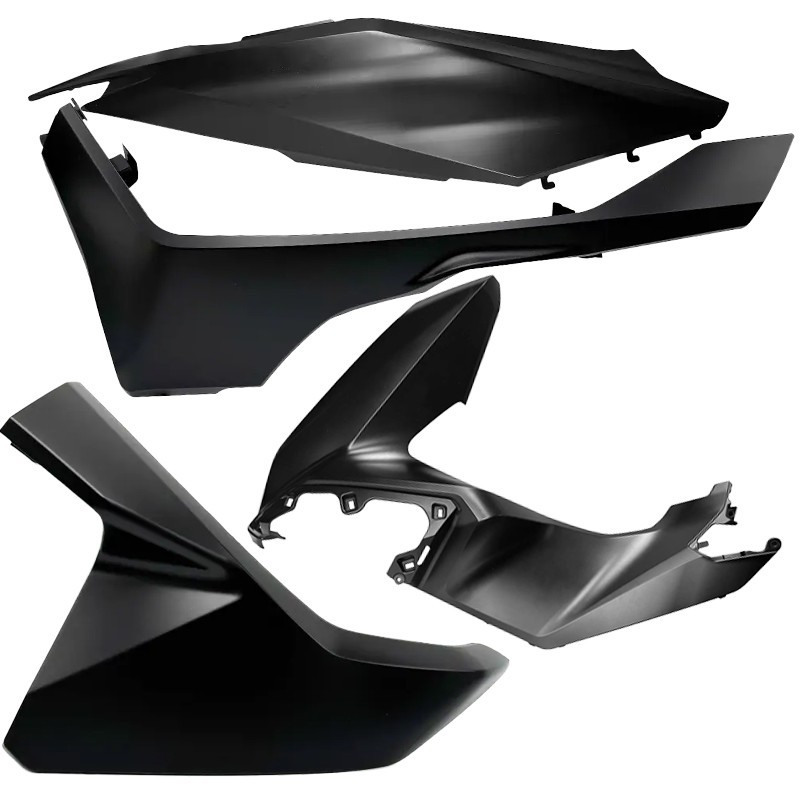 kit plasticos hert honda pcx 125 negro mate