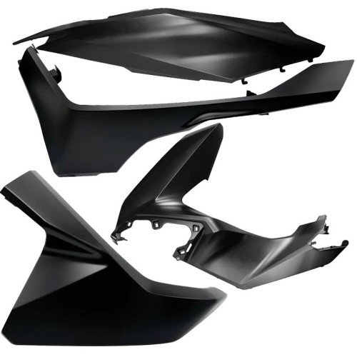 kit plasticos hert honda pcx 125 negro mate