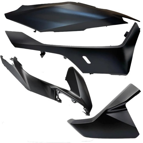 kit plasticos hert honda pcx 125 negro mate