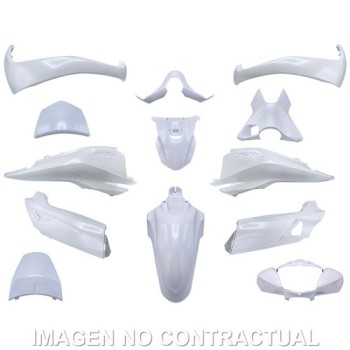 kit plasticos hert honda sh 125 150 blanco