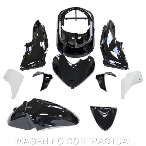 kit plasticos hert honda sh 125 150 negro