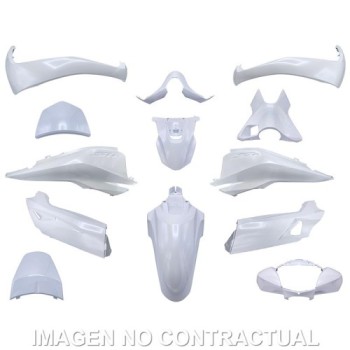 kit plasticos hert honda sh 125 150 negro