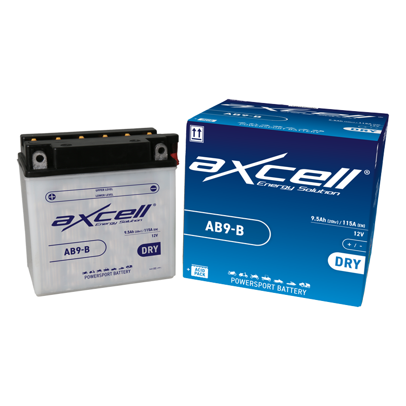 bateria axcel yb9b tecnologia standard