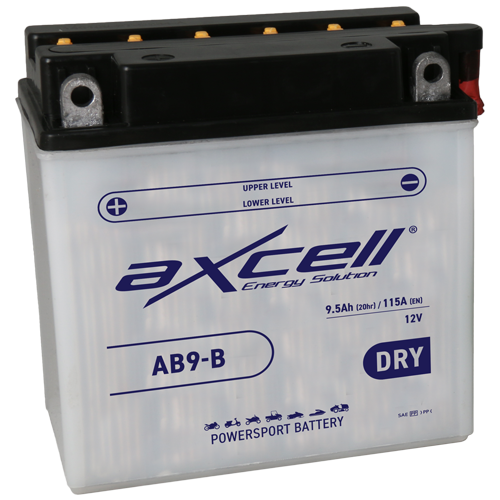 bateria axcel yb9b tecnologia standard