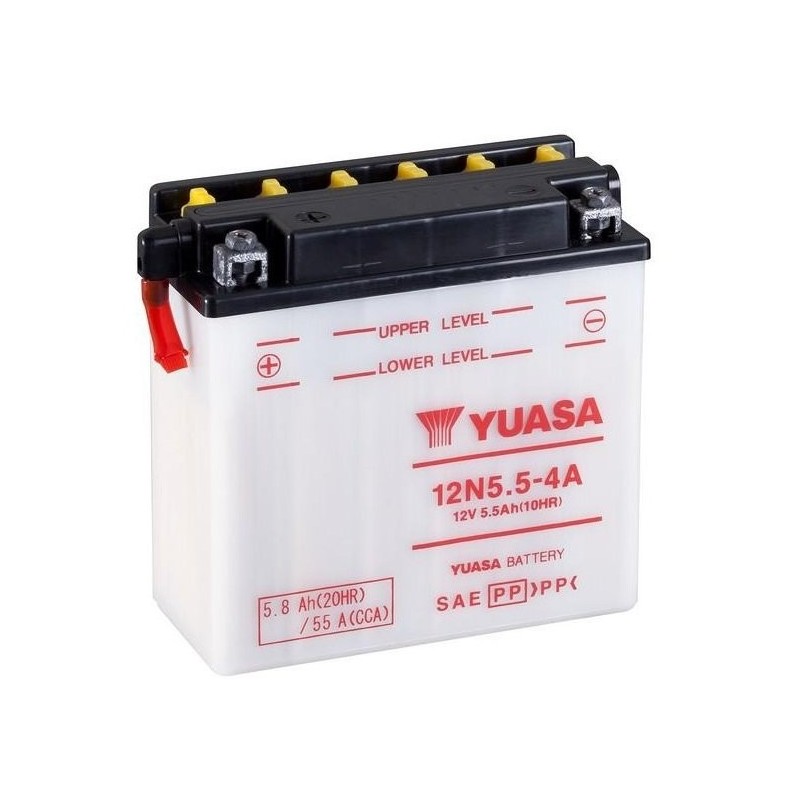 bateria para motocicleta yuasa conventional 5 8ah dc 12n5 5 4a