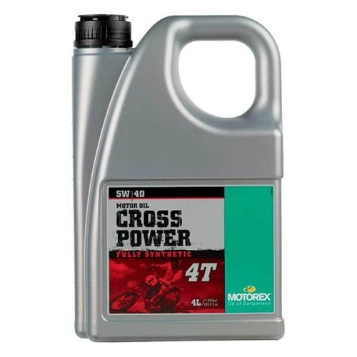 aceite moto motorex cross power 4t 5w40 4l mt069i004t