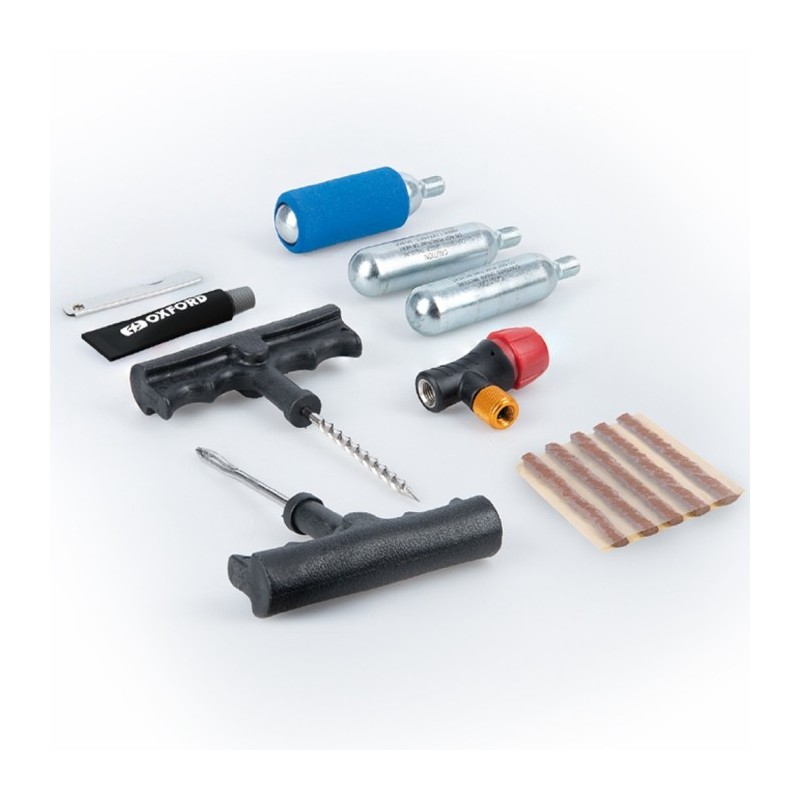 kit de reparacion de pinchazos moto oxford co kit completo ox720