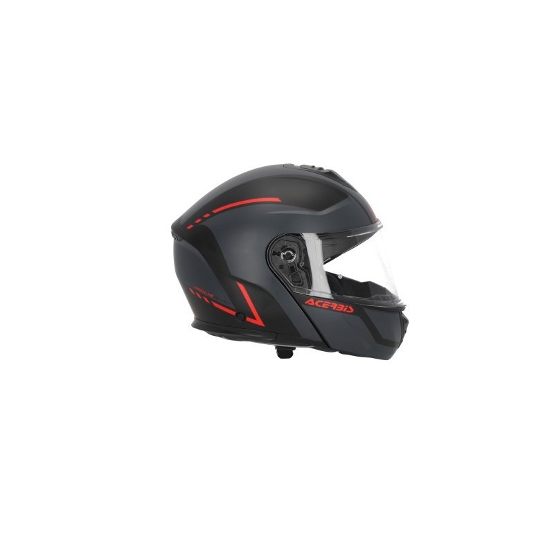 casco modular acerbis tdc gris y negro 0025313 293