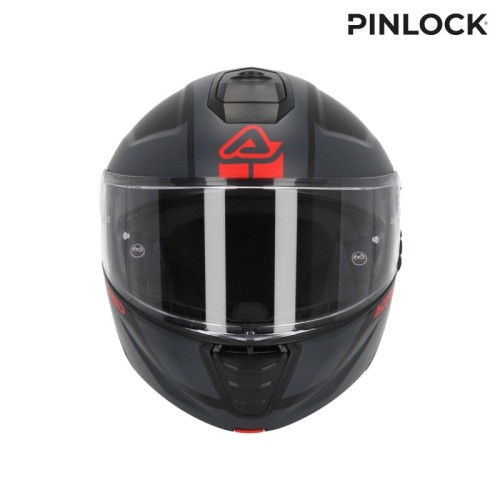 casco modular acerbis tdc gris y negro talla l 0025313 293