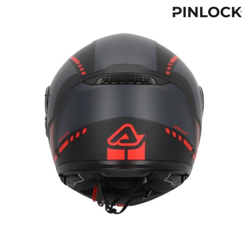 casco modular acerbis tdc gris y negro talla l 0025313 293