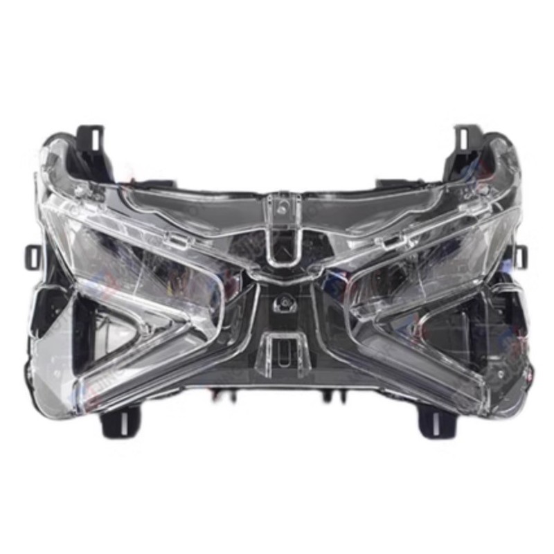 optica delantera led hert 150025 para yamaha x max 125 300 euro5 2023 2024