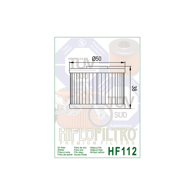 filtro aceite hiflo hf112
