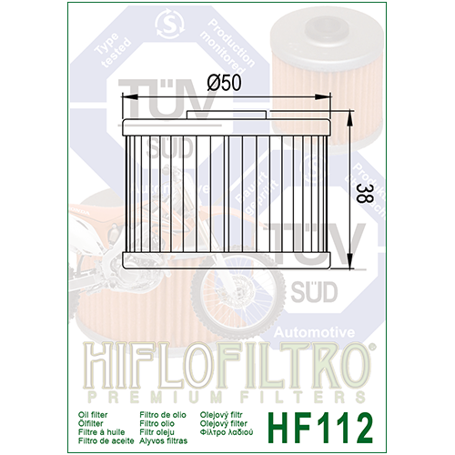filtro aceite hiflo hf112