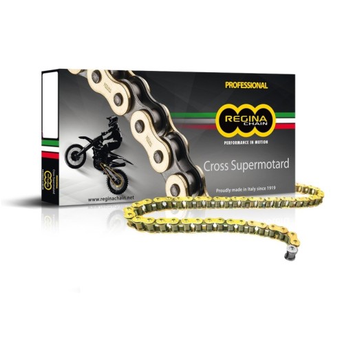 cadena regina 415 cross supermotard 90rh2 012 148 pasos regina rg415rh2x148