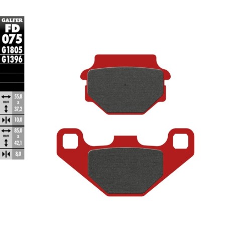 pastillas de freno moto galfer trial top fd075g180