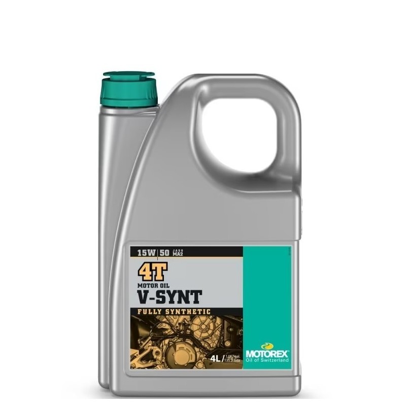 aceite motor moto motorex mt090i004t v synt 4t 15w50 4 litros