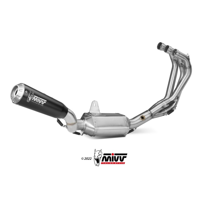 escape completo mivv y 060 lc4b x m1 inox negro para yamaha mt 09 sp fz 09