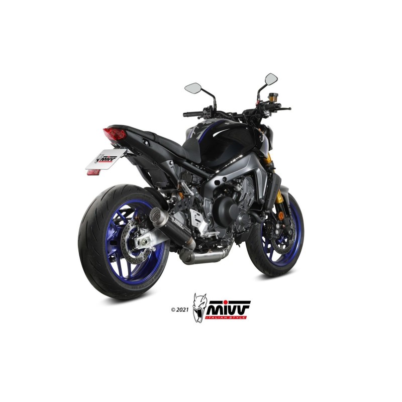 escape completo mivv y 066 l2p gp pro carbono alto para yamaha mt 09 sp fz 09