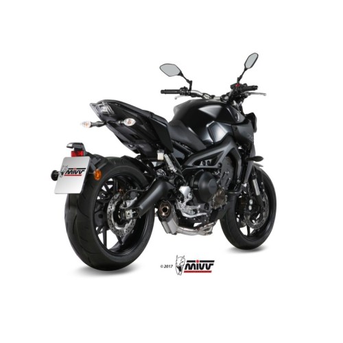 escape completo mivv y 042 l7 suono inox copa carbono estandar para yamaha mt 09 sp fz