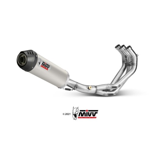 escape completo mivv y 042 l4c oval titanio con tapa carbono estandar para yamaha mt 09