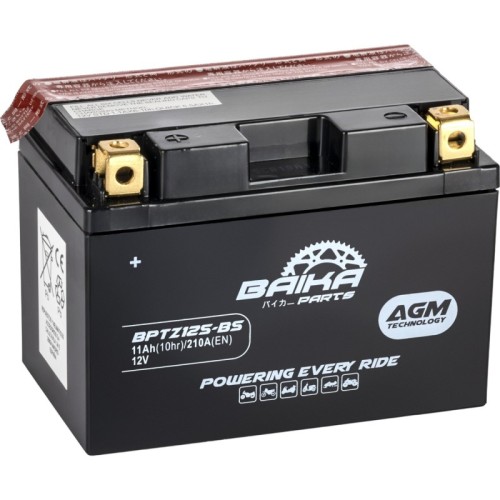 bateria moto agm baika parts ytz12sbs