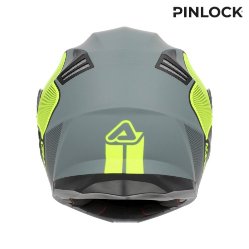 casco acerbis serel 22 06 negro y amarillo fluor 0025201 444
