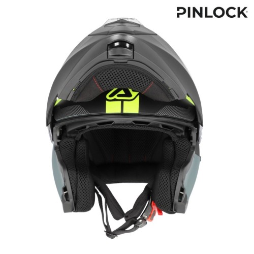 casco acerbis serel 22 06 negro y amarillo fluor 0025201 444