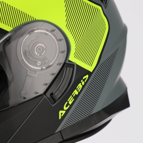 casco acerbis serel 22 06 negro y amarillo fluor 0025201 444