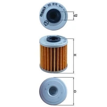 filtro de aceite mahle ox810