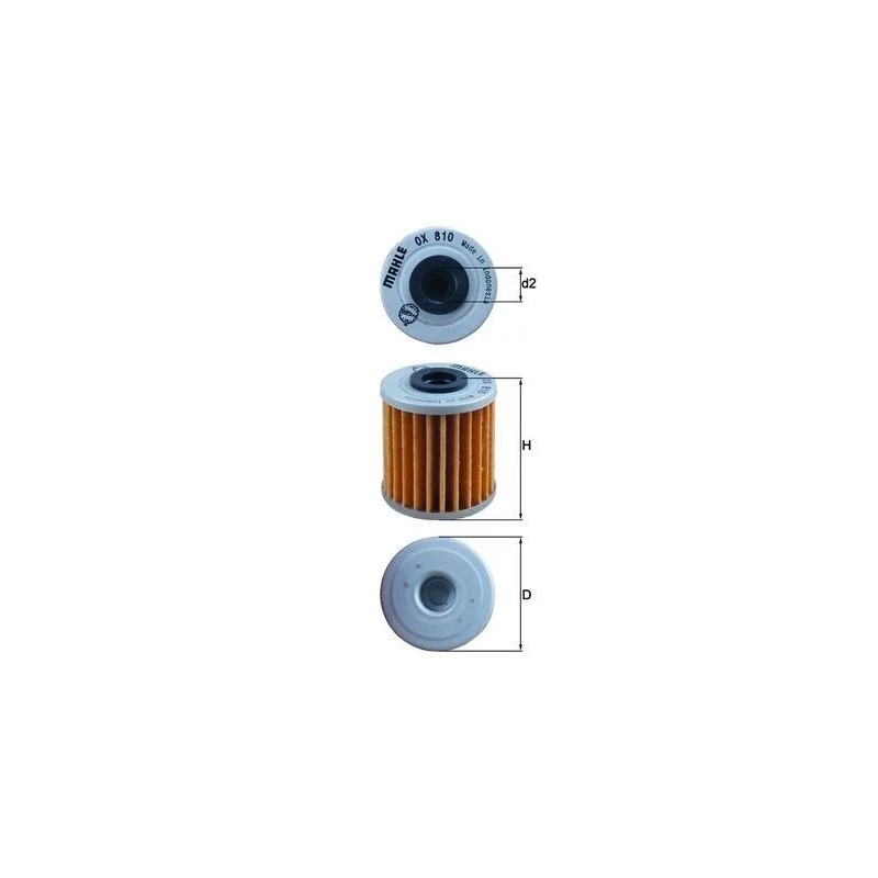 filtro de aceite mahle ox810