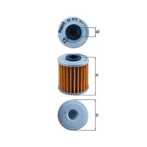 filtro de aceite mahle ox810